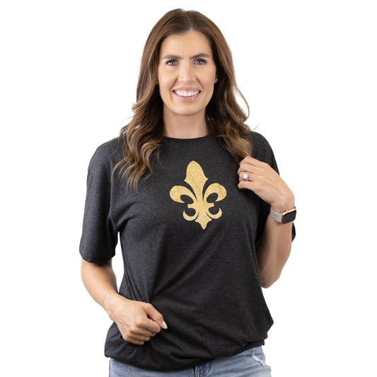 Fleur De Lis Glitter T-Shirt