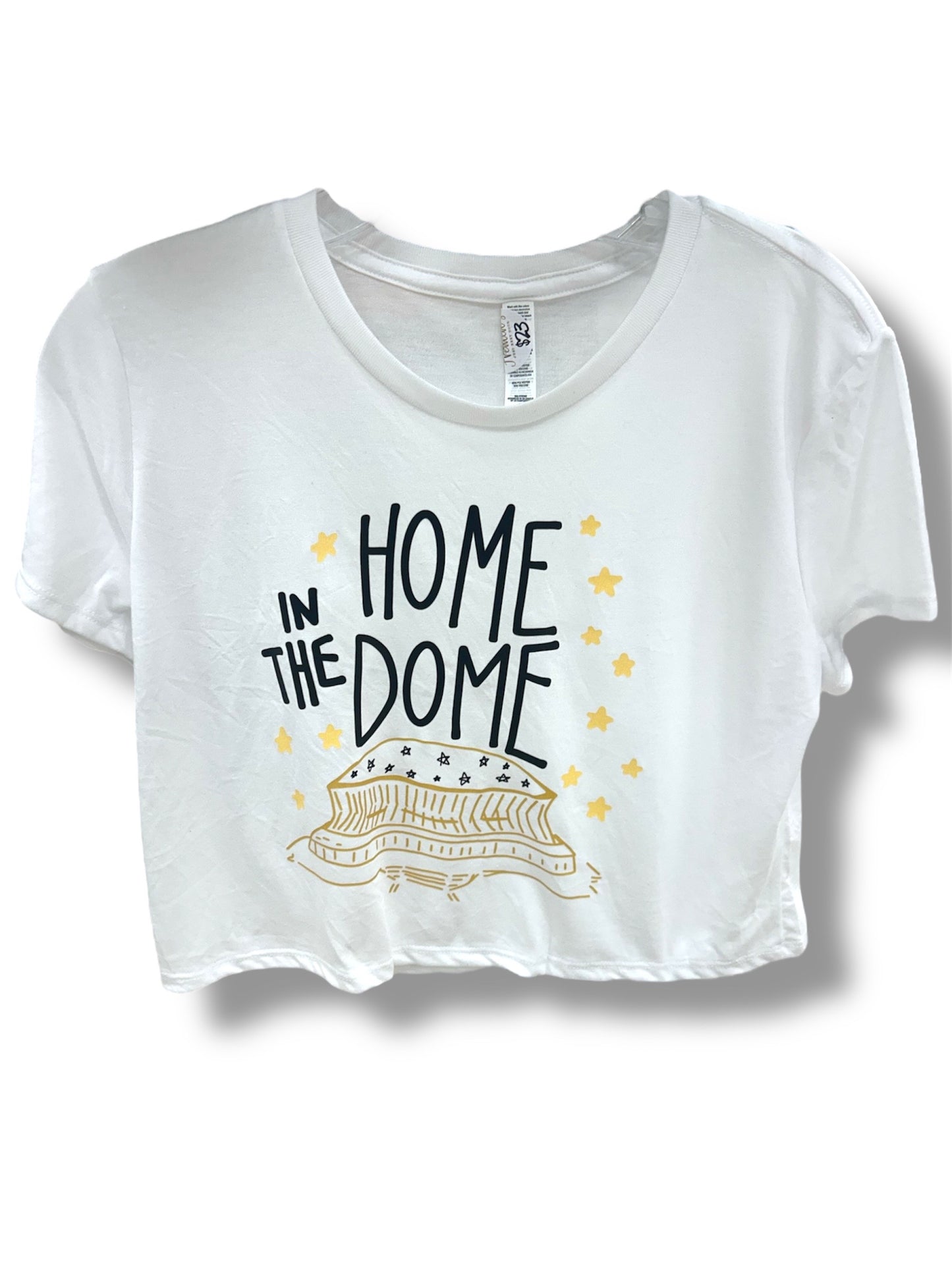 Home In The Dome Cropped Tee