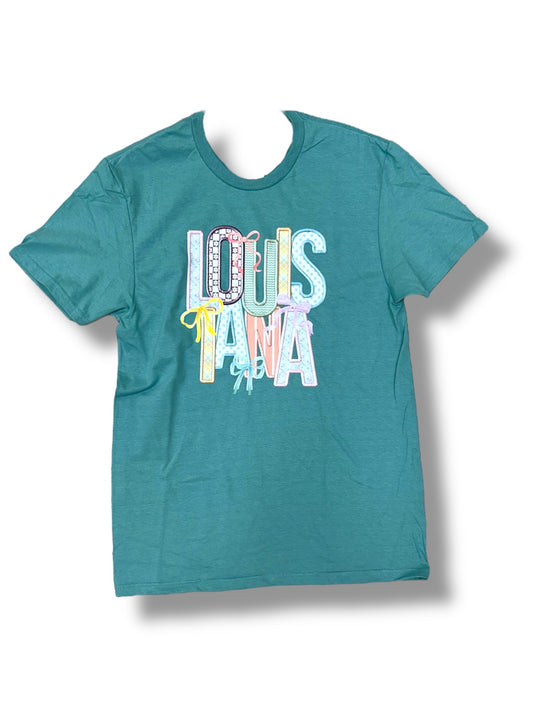 Louisiana and Bows Tshirt