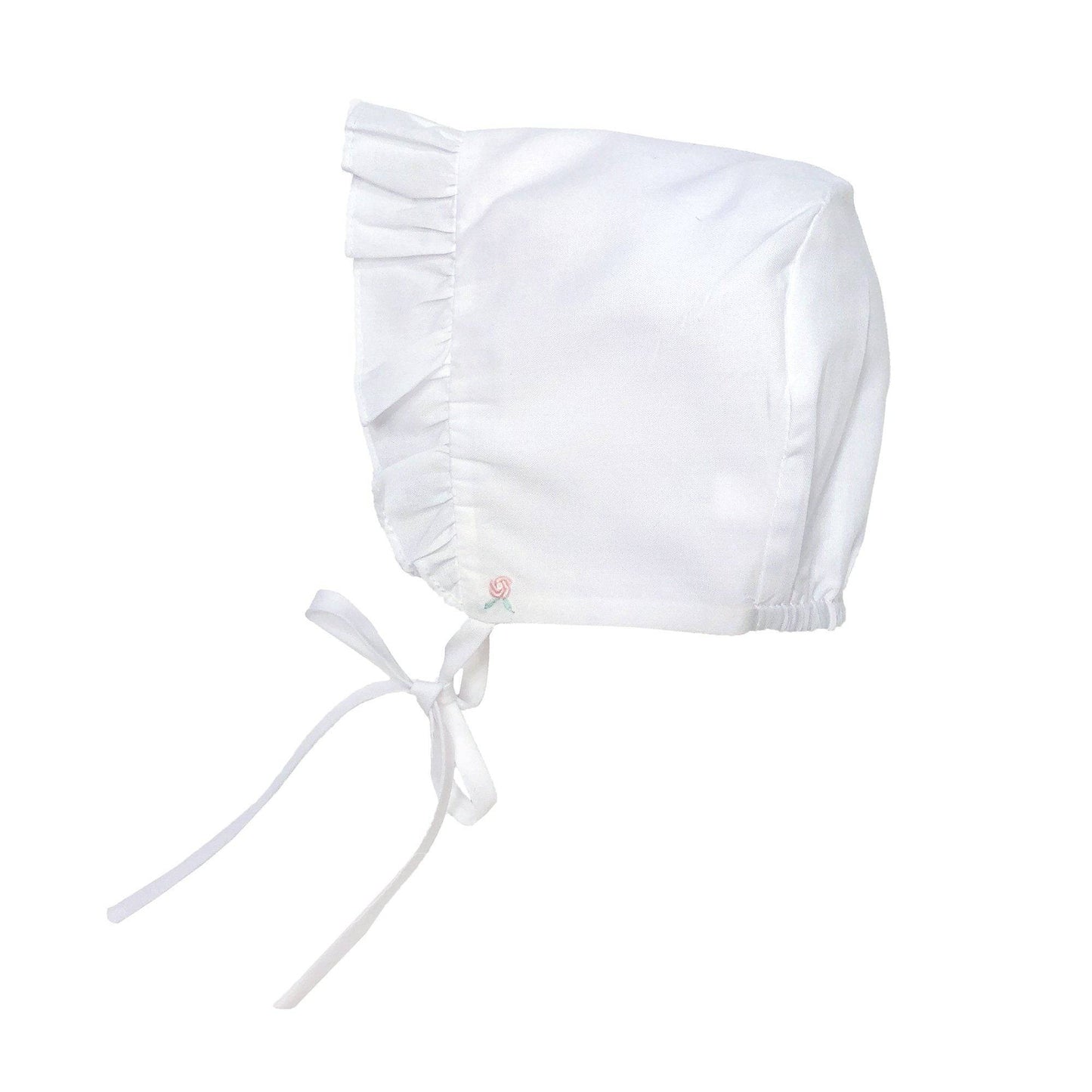 Petit Ami White Bubble with Novelty Smocking