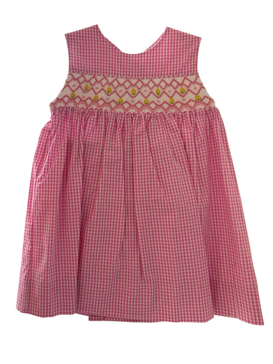 Petit Ami Smocked Gingham Dress