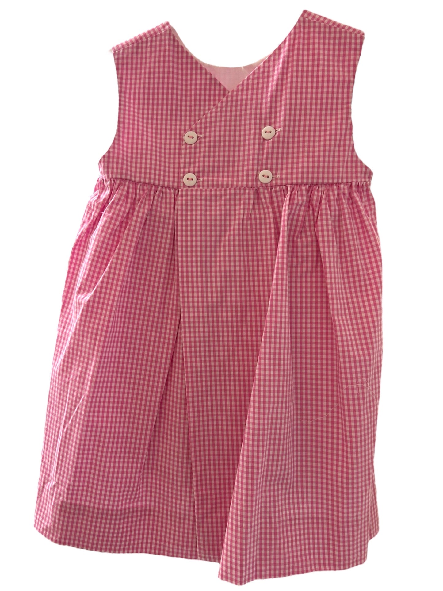 Petit Ami Smocked Gingham Dress