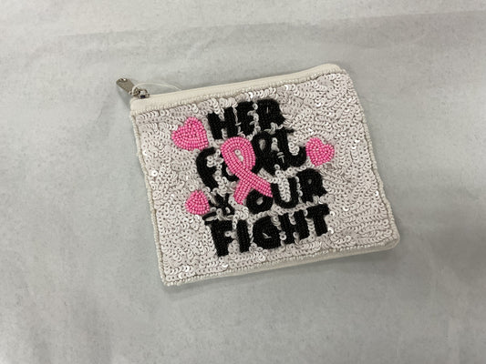 Her Fight Our Fight Coin Wallet