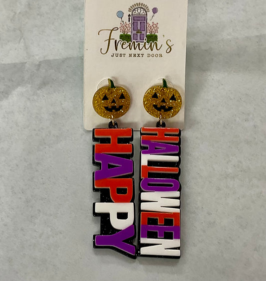 Happy Halloween Earrings