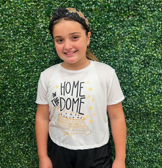 Home In The Dome Cropped Tee