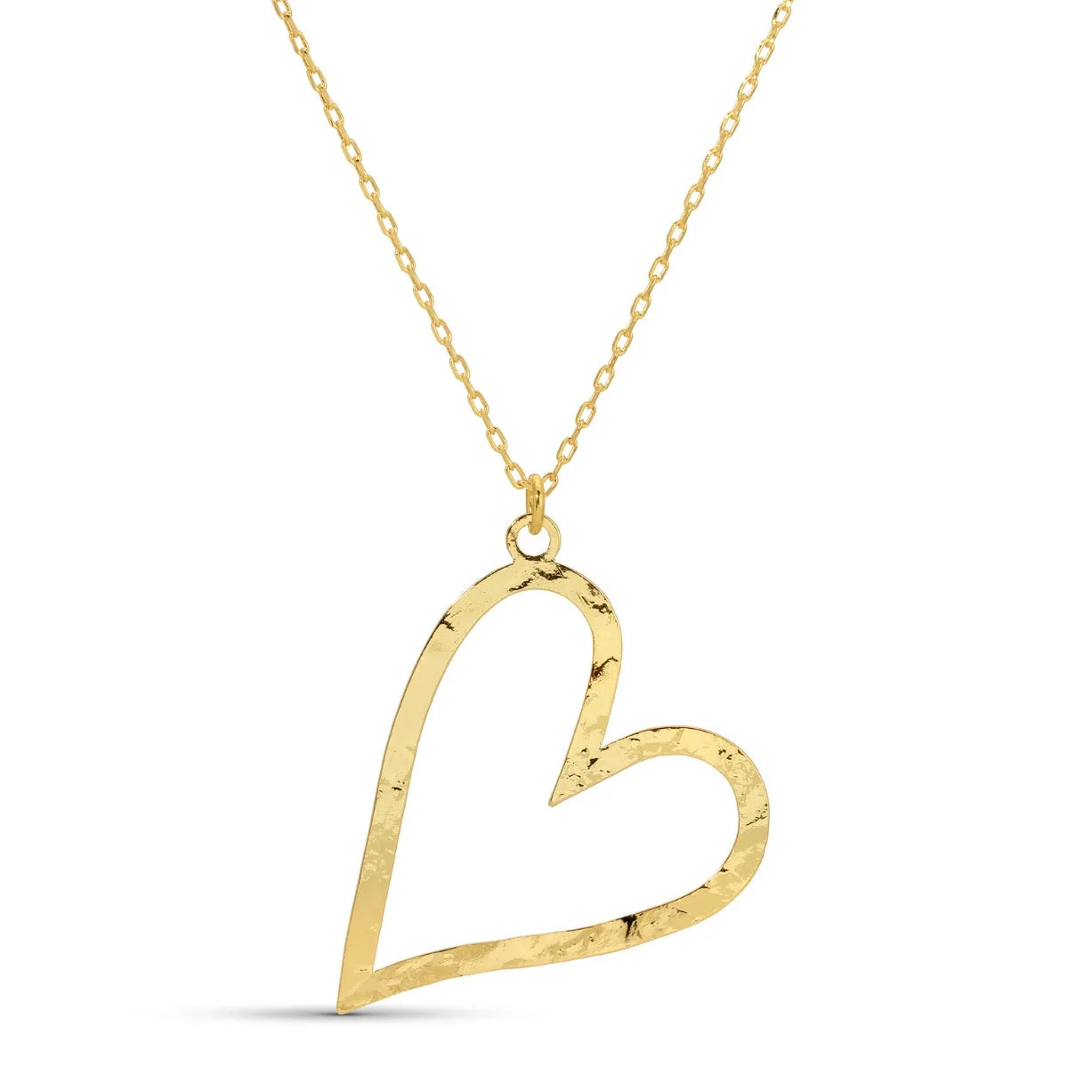 Gilded Heart Necklace