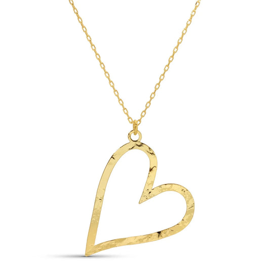 Gilded Heart Necklace