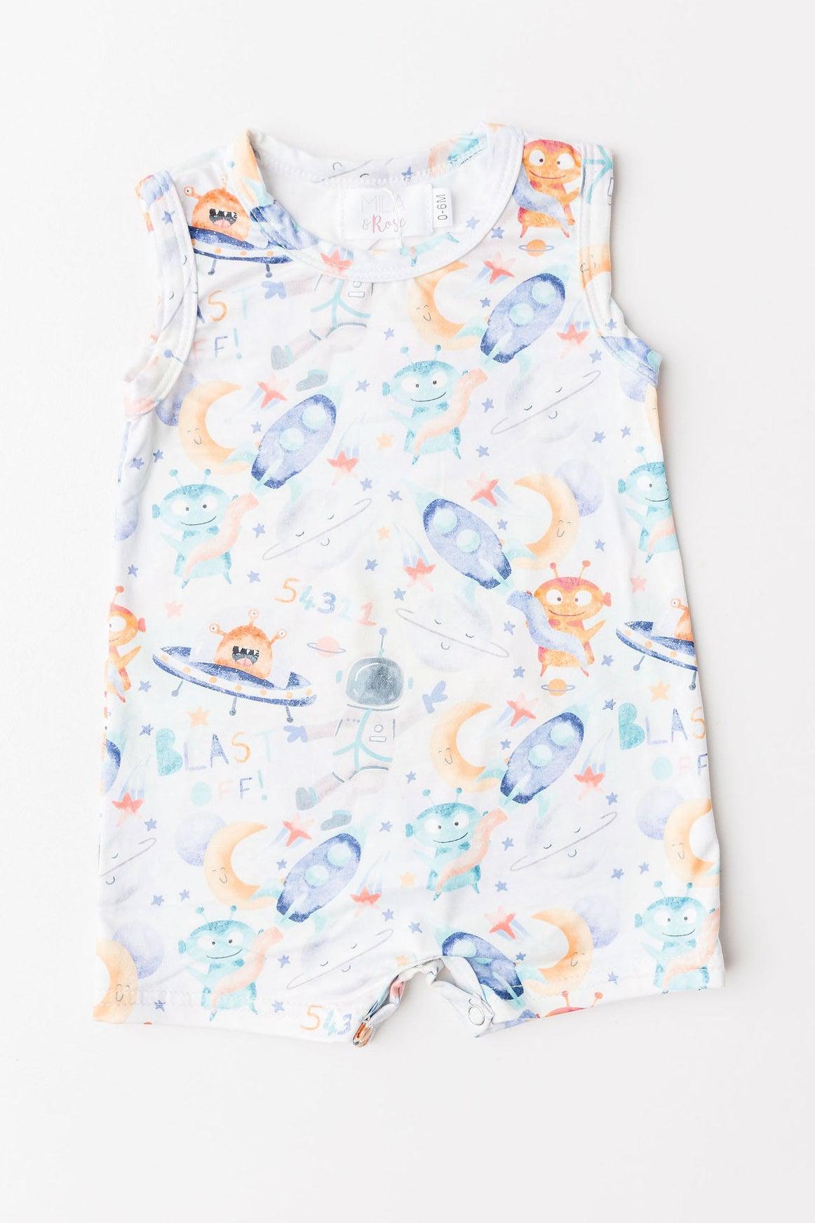Galaxy Explorer Sleeveless Romper