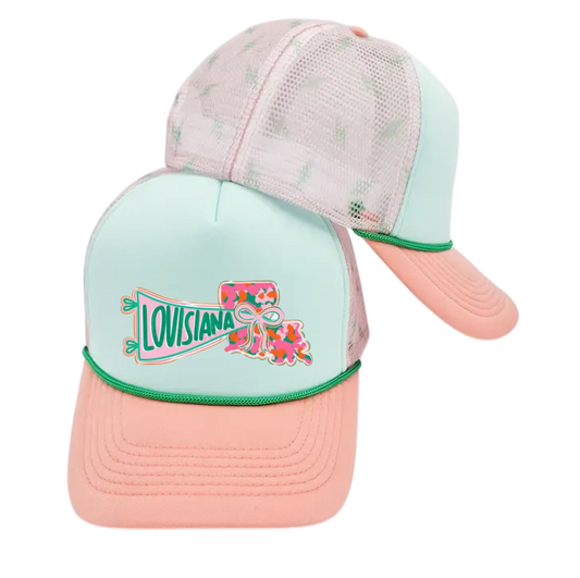 Louisiana Love Flag Trucker Hat