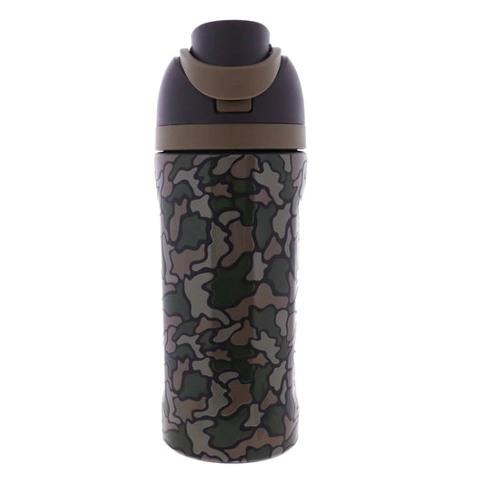 Old School Camo 16 oz. Water Bottle