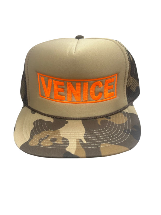 Camo VENICE Trucker Hat
