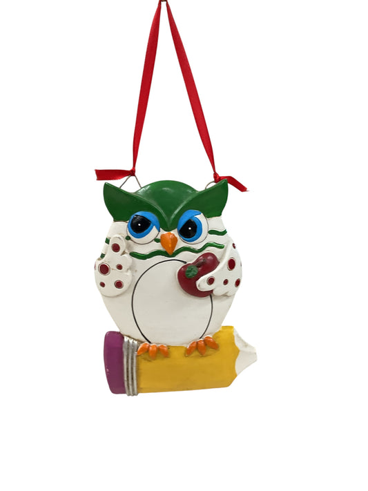 Teacher Owl Ornament