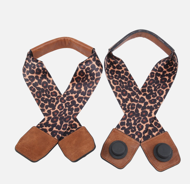 Versa Tote Strap Leather Leopard