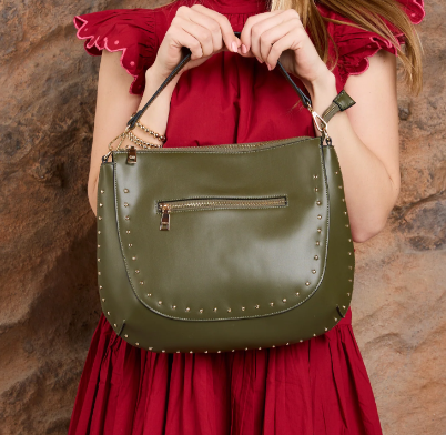 Aurelia Studded Hobo Bag/Crossbody