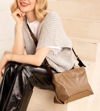 Taylor Semi-Gloss Hobo Bag/Crossbody