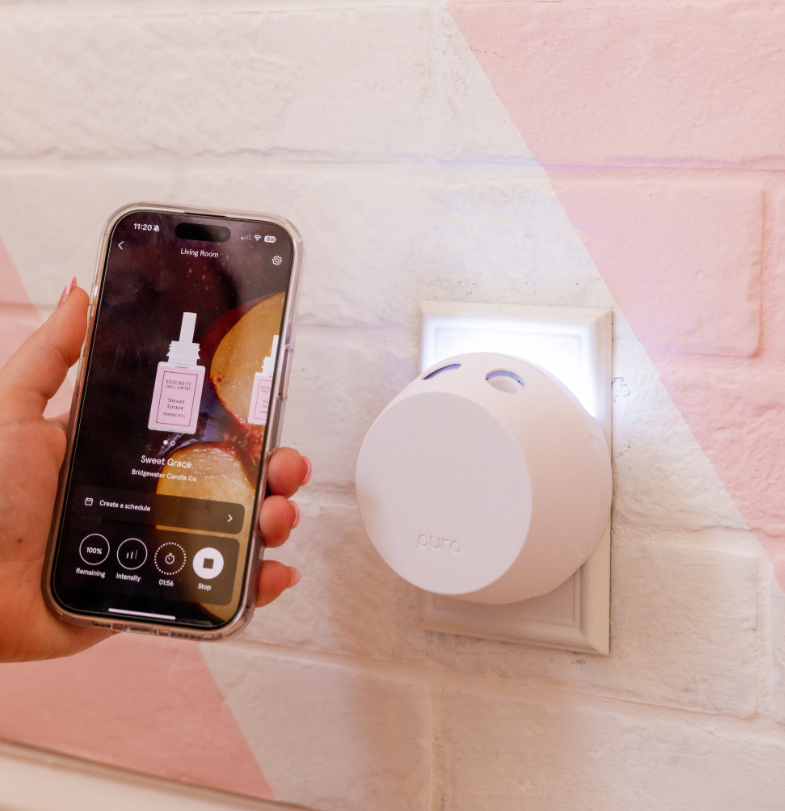 PURA + Bridgewater Smart Home Diffuser Set with Sweet Grace and Afternoon Retreat