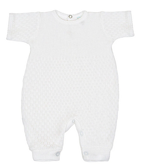 Paty Knit Short Sleeve Romper