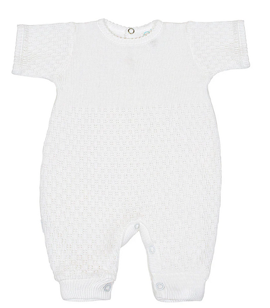 Paty Knit Short Sleeve Romper