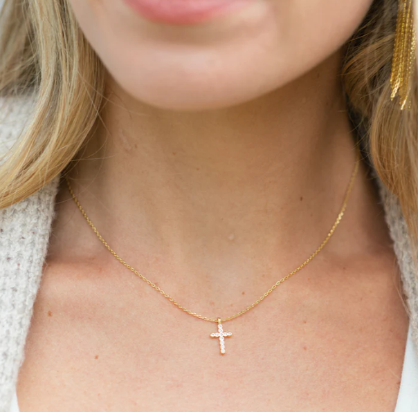 Delicate Cross Pendant Necklace