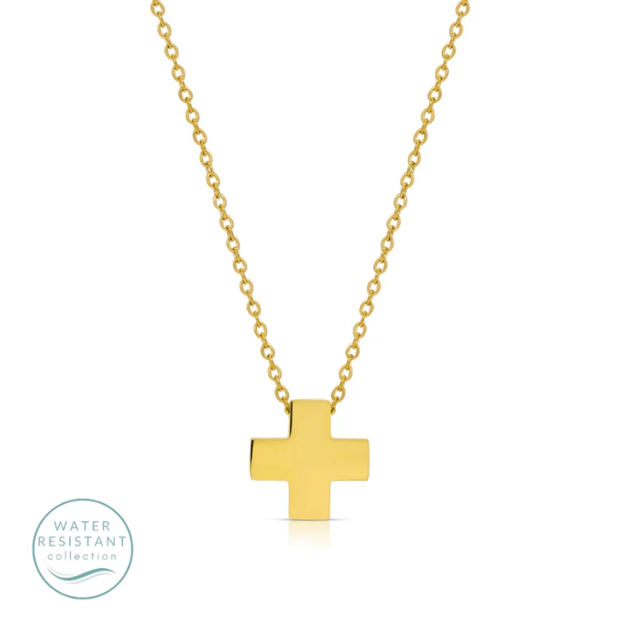 Balanced Cross Pendant Necklace