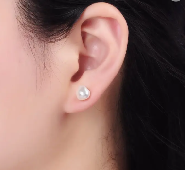 Baroque Freshwater Pearl Studs