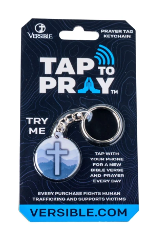 Tap to Pray Acrylic Keychain