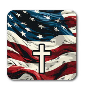 Tap to Pray Patriot Flag Magnet