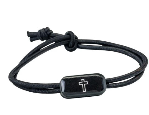 Tap to Pray Onyx Tactical Bracelet