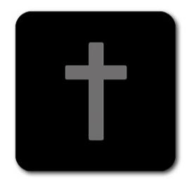 Tap to Pray Black Vinyl Sticker