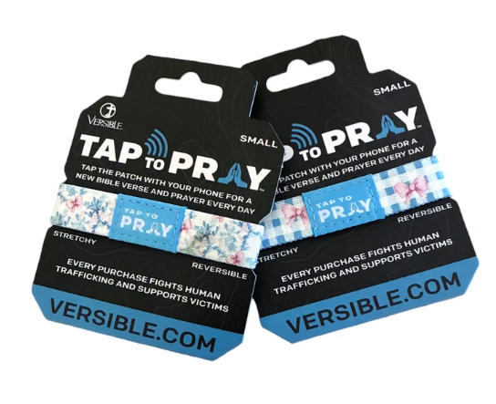 Tap to Pray Blue Belle Wristband