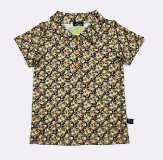 Boys Camo Duck Polo