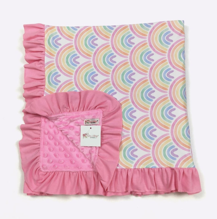 Happy Rainbow Blanket