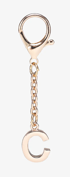 Initial Purse Charm
