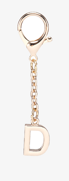 Initial Purse Charm