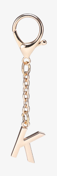 Initial Purse Charm