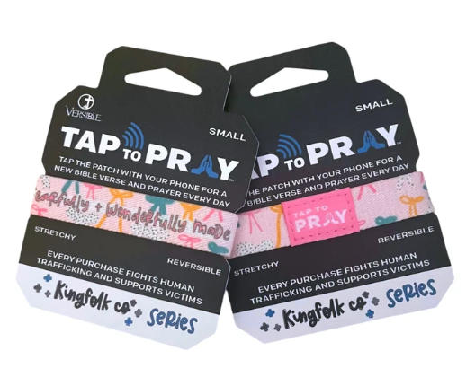 Tap to Pray Fearfully & Wonderfully Made Wristband