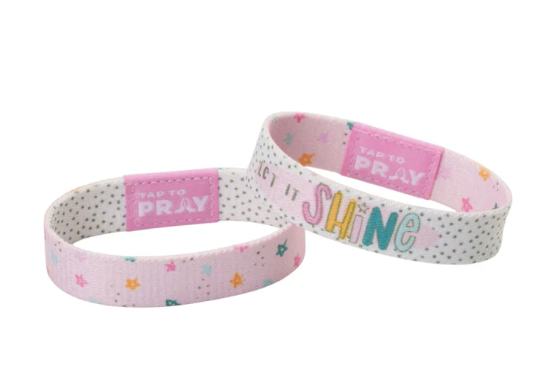 Tap to Pray Let it Shine Wristband