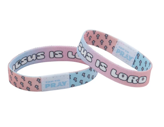 Tap to Pray Jesus is Lord Wristband