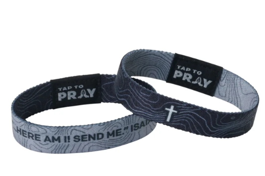Tap to Pray Valor Topography Wristband