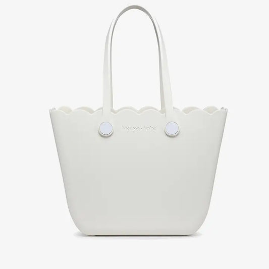 Scalloped Versa Tote w/ Interchangeable Straps