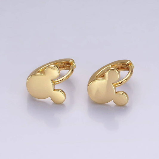 Mickey Mouse Hoop Earrings