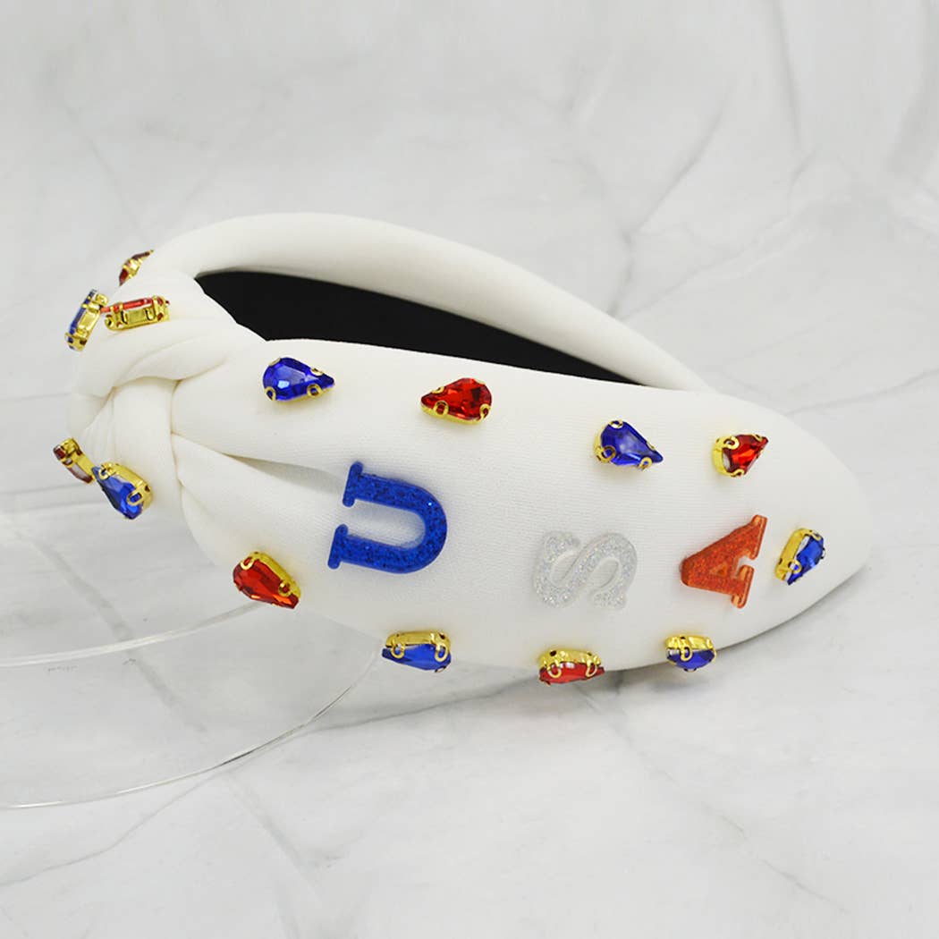 USA & Bling Headband