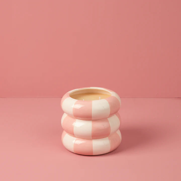 Sweet Grace Checkered Candle
