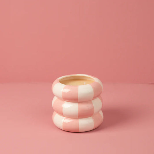 Sweet Grace Checkered Candle
