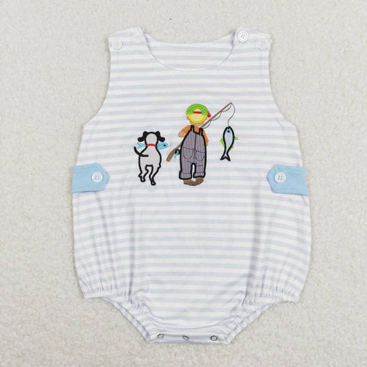 Baby Boys Fishing Buddy Romper