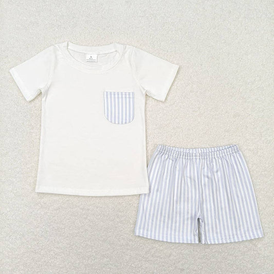 Blue & White Stripes Set