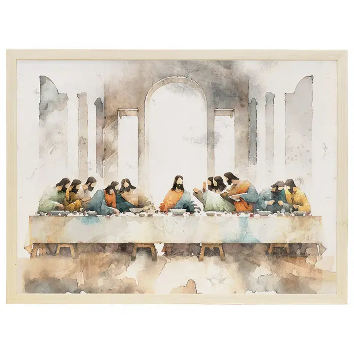 Framed Last Supper Wall Art