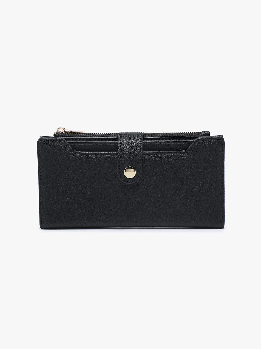 Violet RFID Fold-Out Wallet