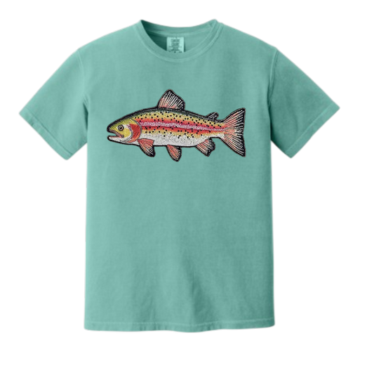 Faux Rhinestone Trout Tee