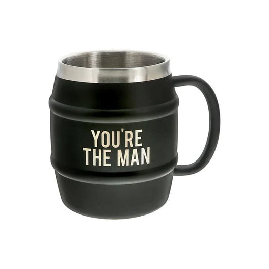 You're the Man Steel Mug